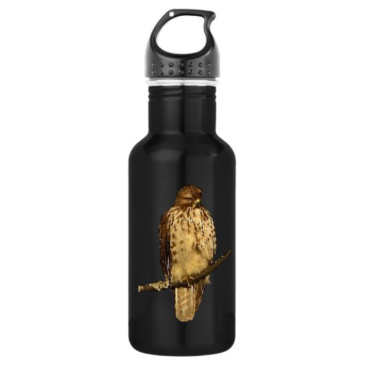 Rode Hawk 18oz waterfles (Voorkant)