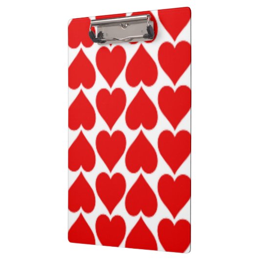 RODE HEART PATTERN KLEMBORD (Links)