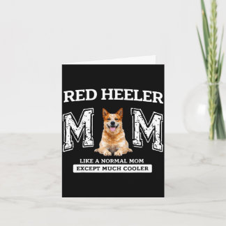 Rode heeler moeder zoals een normale moeder behalv kaart