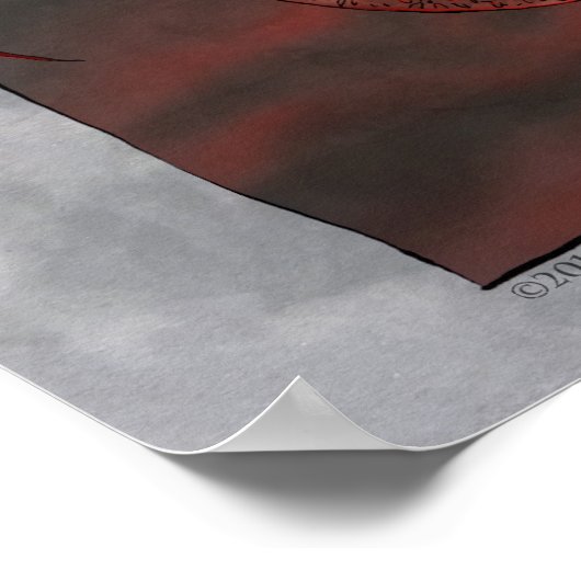 Rode hemden poster (Hoek)