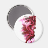 Rode hemel in de ochtend magneet (Voorkant / Achterkant)