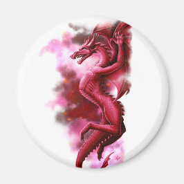 Rode hemel in de ochtend magneet