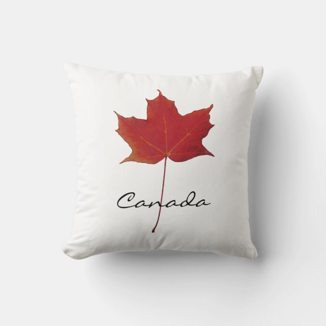 Rode herfstcanadese maple leaf - Canada Kussen (Voorkant)