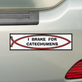 RODE HERING BUMPERSTICKER (Op auto)