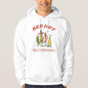 rode hete gekke paprika's hoodie