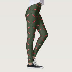 Rode hete paprika's leggings