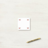 Rode hete pepers kunst post-it® notes (Op bureau)