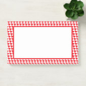 Rode Hete Valentijn Harten Post-it® Notes (Kantoor)