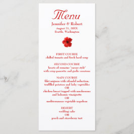 Rode Hibiscus Diner Menu