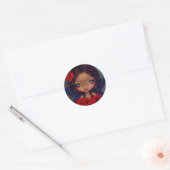 "Rode Hibiscus Fairy" Sticker (Envelop)