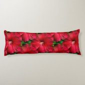 Rode Hibiscus....... Lichaamskussen (Achterkant)