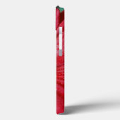 Rode Hibiscus Met Regendruppels Case-Mate iPhone Case (Achterkant / Links)
