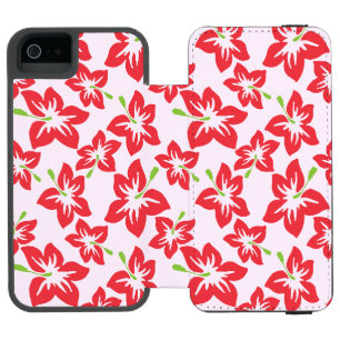 Rode Hibiscus, Rode Bloemen, Bloempatroon