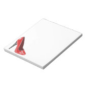 Rode hiel notitieblok (Gedraaid)