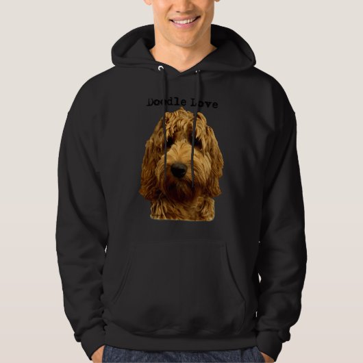 Rode hond hoodie (Voorkant)