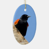 Rode hond keramisch ornament (Rechts)