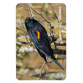 Rode hond magneet (Verticaal)