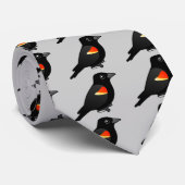 Rode hond stropdas (Opgerold)