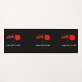 Rode hoofd yoga mat (Voorkant (horizontaal))