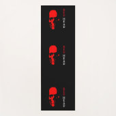 Rode hoofd yoga mat (Voorkant)