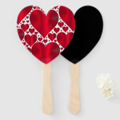 RODE HOORZITTEN VOOR VALENTIJNSDAG HANDWAAIER (Voorkant en achterkant)