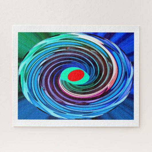 Rode hotspot legpuzzel (Horizontaal)