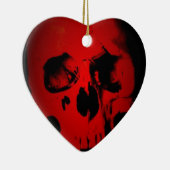 Rode huid keramisch ornament (Rechts)