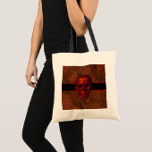 Rode huid tote bag (Voorkant (product))
