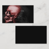 Rode huid visitekaartje (Voorkant / Achterkant)