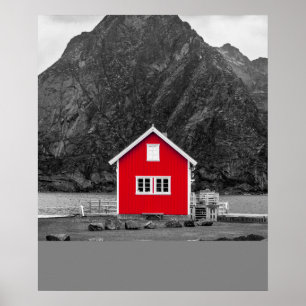 Rode Huis Poster