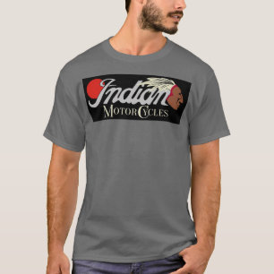 Rode Indische motorfietsen T-shirt