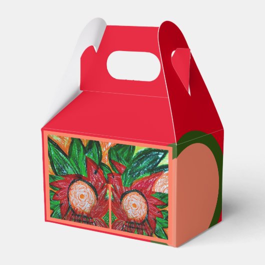 Rode Indonesische Bedankdoosjes (Voorkant Zijde)