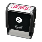  rode inkt ONTKEND Zelfinkt rubber Stempel (Product)