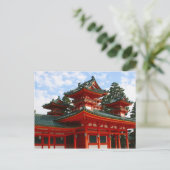 rode japan briefkaart (Staand voorkant)