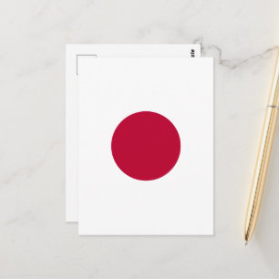 Rode Japanse Zon Briefkaart