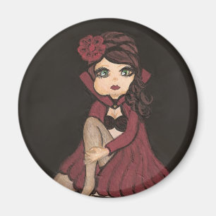 Rode Kaap Quantum Cutie Meisje Magnet Magneet