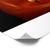 Rode kaars poster (Hoek)