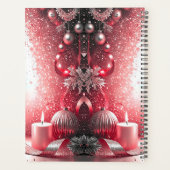 Rode Kaarsen Decorative Kerst Planner (Achterkant)