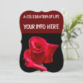 RODE KAART IN DE VIERING VAN HET LEVEN (Staand voorkant)