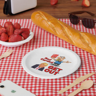 Rode kaart papieren bord