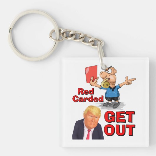 Rode Kaart Sleutelhanger (voorkant)
