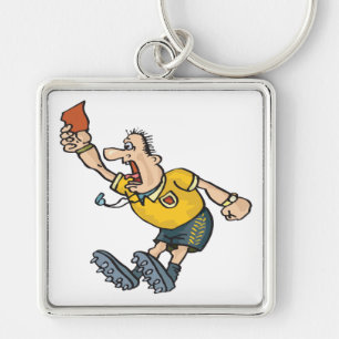 Rode kaart sleutelhanger