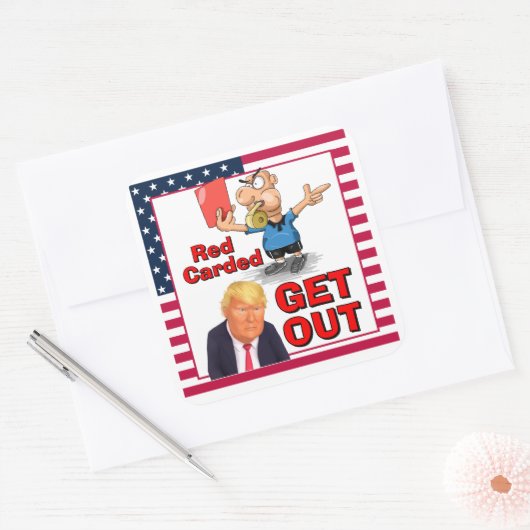 Rode Kaart Sticker (Envelop)