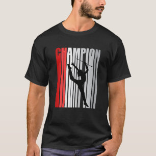 Rode Kampioen van Ritmische Gymnastiek Competitie T-shirt