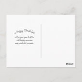 Rode Kangoeroe 6950 Verjaardag Ansichtkaart Briefkaart (Achterkant)