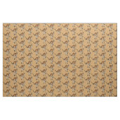 rode kangoeroe stof (Yard (91,4 cm))