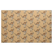 rode kangoeroe stof (Fat Quarter)