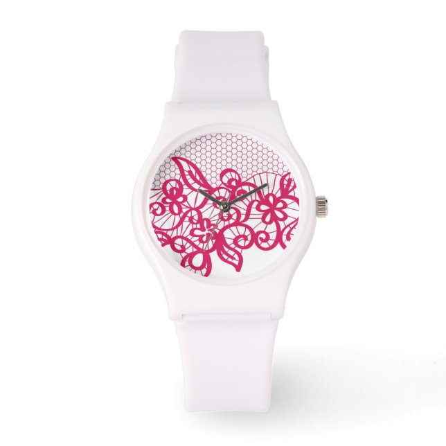 Rode kant horloge (Voorkant)