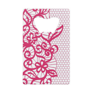 Rode kant kredietkaart flessenopener