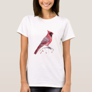 Rode kardinaal Bird T-shirt